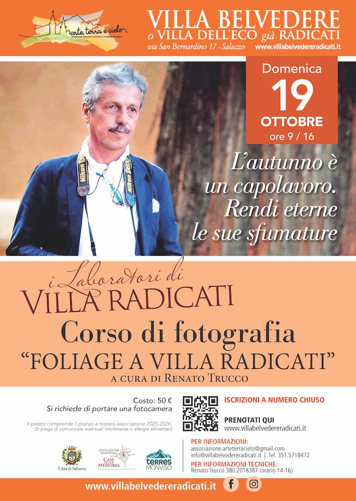 Corso di Fotografia "Foliage a Villa Radicati"